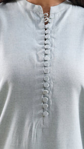 Solid Cotton Stitched Shirt/Trouser 2 Piece