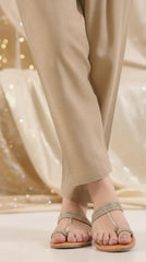 Dyed cotton stitched Shalwar