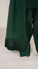 Luxury Pret Solid Chiffon Stitched 3 Piece