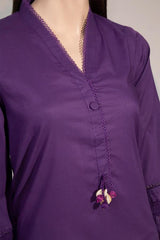 Solid Lawn Stitched 2 Pcs