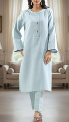 Cambric Cotton Stitched 2 Pcs