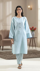 Cambric Cotton Stitched 2 Pcs