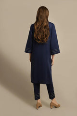 Solid Cambric Stitched 2 Pcs