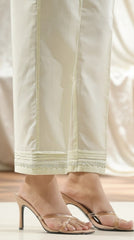 Dyed cotton stitched Trouser