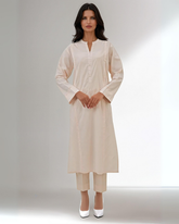 Solid Cotton Stitched 2 Pcs