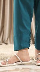 Dyed cotton stitched Shalwar