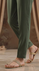 Dyed Cotton stitched Trouser