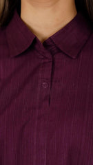 Stripe Cotton Stitched 2 Pcs