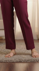 Dyed Cotton stitched Trouser