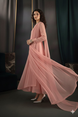 Long Panel Frock – 3 Piece Chiffon