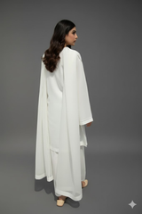 Luxury Pret Solid Premium Cotton Stitched 3 Piece