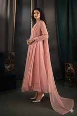 Long Panel Frock – 3 Piece Chiffon