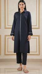 Solid Easy Care Fabric Stitched 2 Piece (Shirt/Trouser)