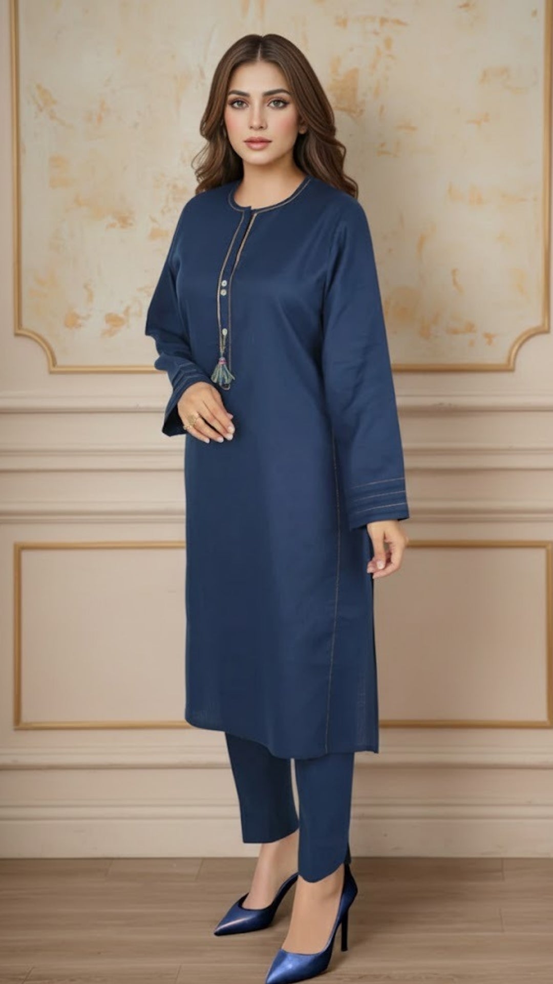 Solid Easy Care Fabric Stitched 2 Piece (Shirt/Trouser)