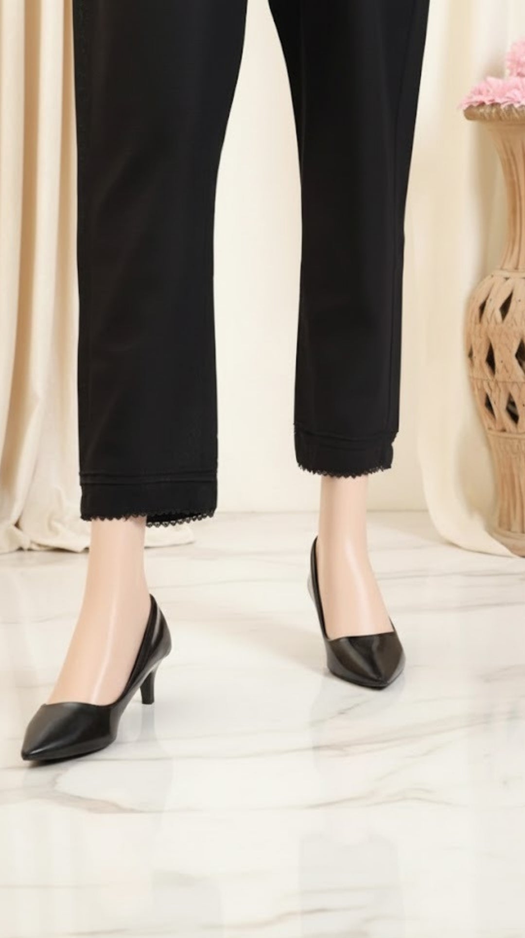 Dyed Cambric stitched Trouser