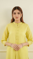 Solid Cotton Dobby Stitched Shirt