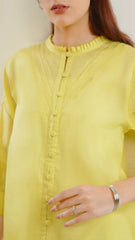 Solid Cotton Dobby Stitched Shirt