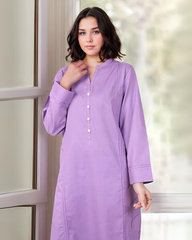 Solid Lawn Stitched 2 Pcs