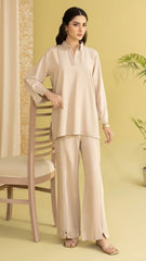 Solid Heavy Cambric Stitched Shirt/Trouser 2 Piece