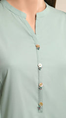 Solid Cotton Stitched Shirt/Trouser 2 Piece