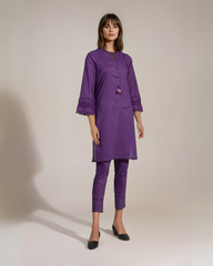 Solid Lawn Stitched 2 Pcs