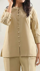 Solid Cotton Stitched 2 Pcs