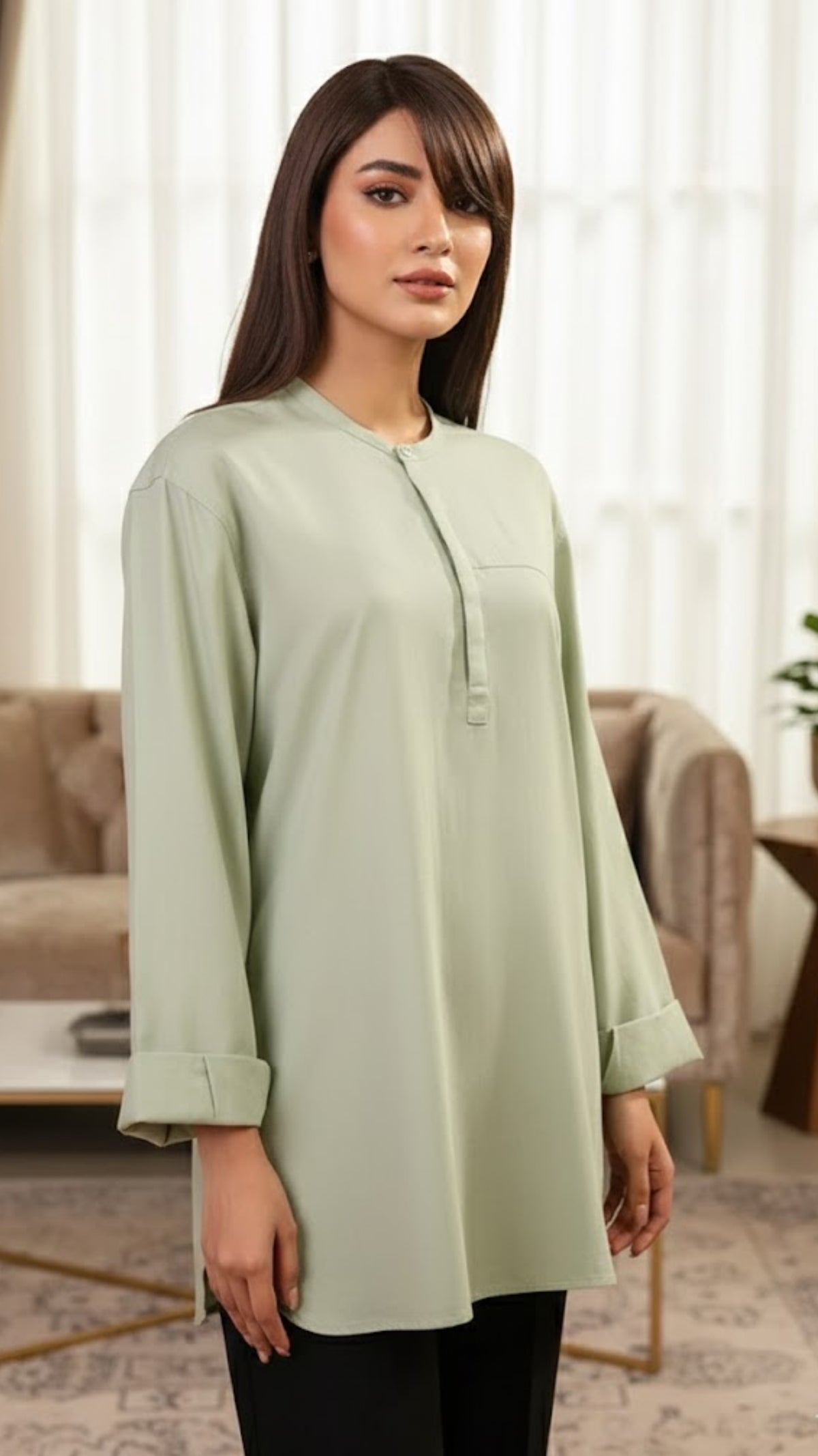 Smart Easy Care Stitched Shirt