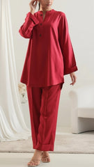 Premium Cambric Stitched 2 Pcs