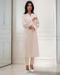 Solid Cotton Stitched 2 Pcs