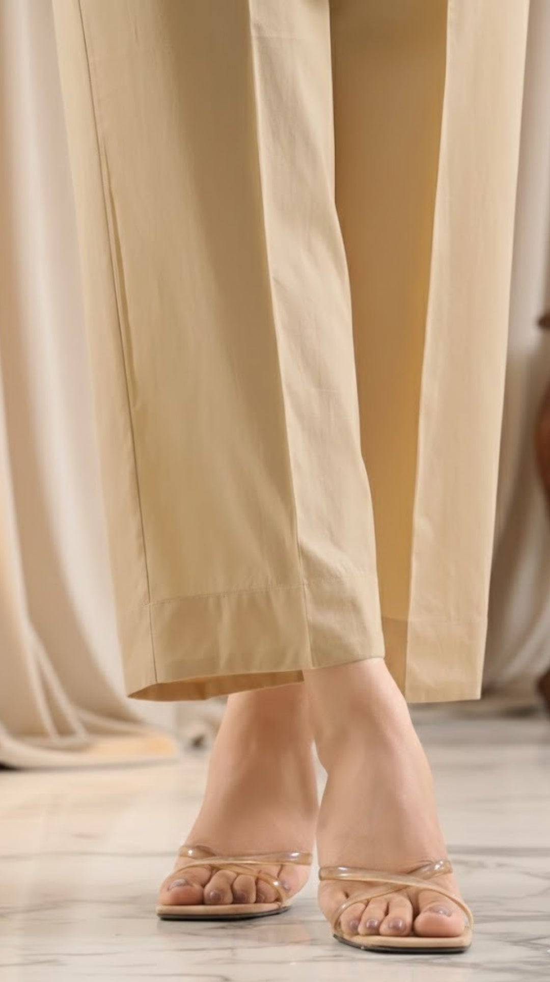 Dyed Cambric stitched Trouser