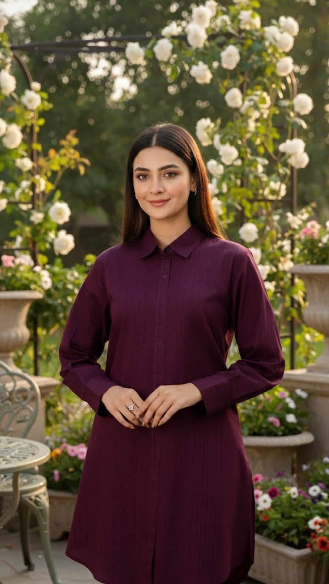 Stripe Cotton Stitched 2 Pcs