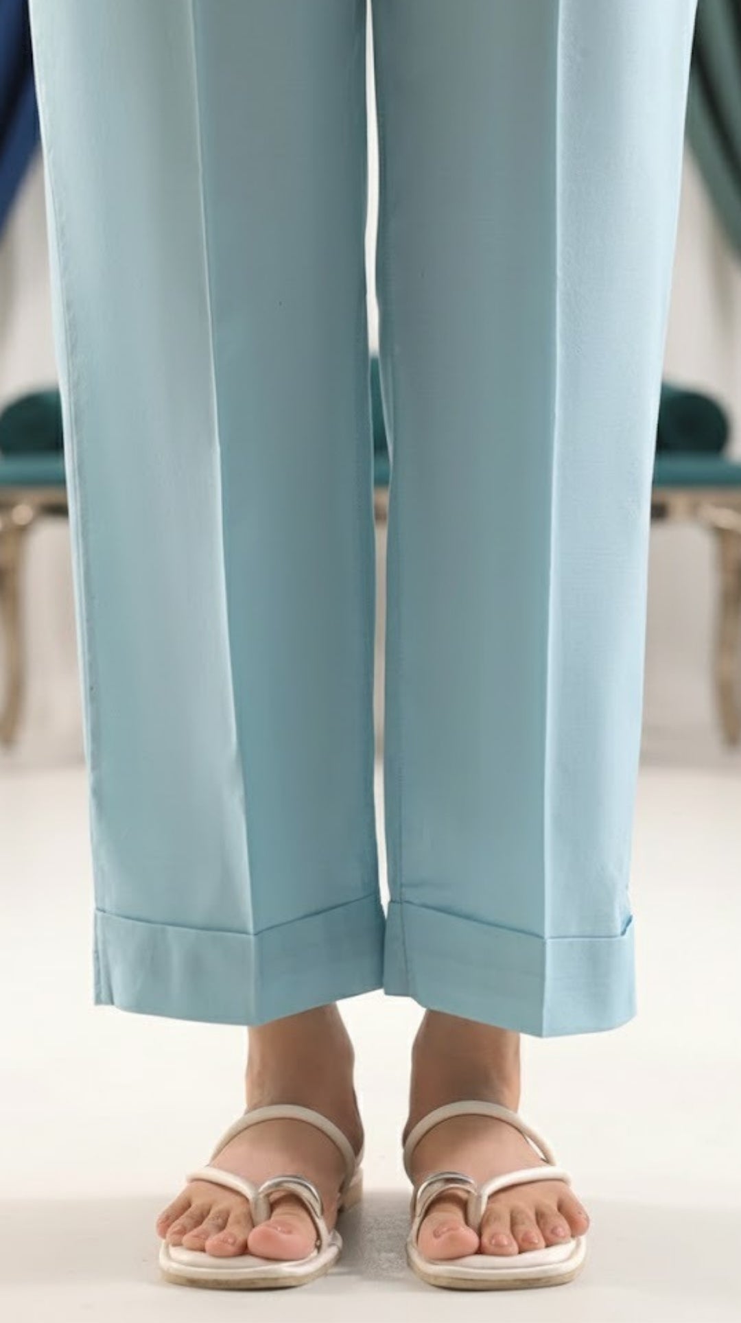 Dyed Cotton stitched Trouser