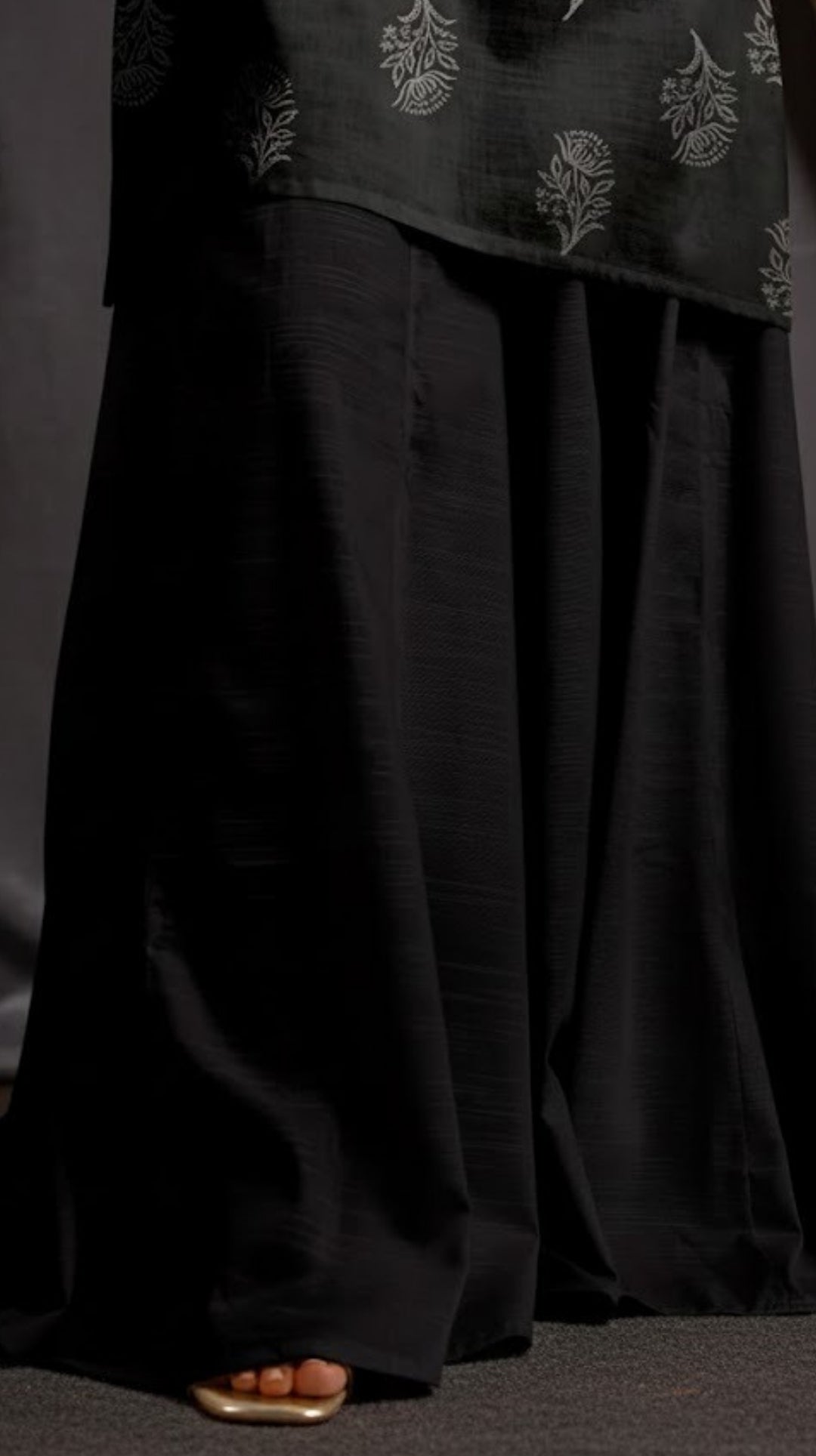 Flared PalazzoPants stitched Trouser