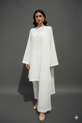 Luxury Pret Solid Premium Cotton Stitched 3 Piece