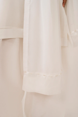 Luxury Pret Solid Chiffon Stitched 3 Piece